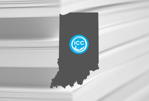 Indiana contour with ICC Business Products Logo